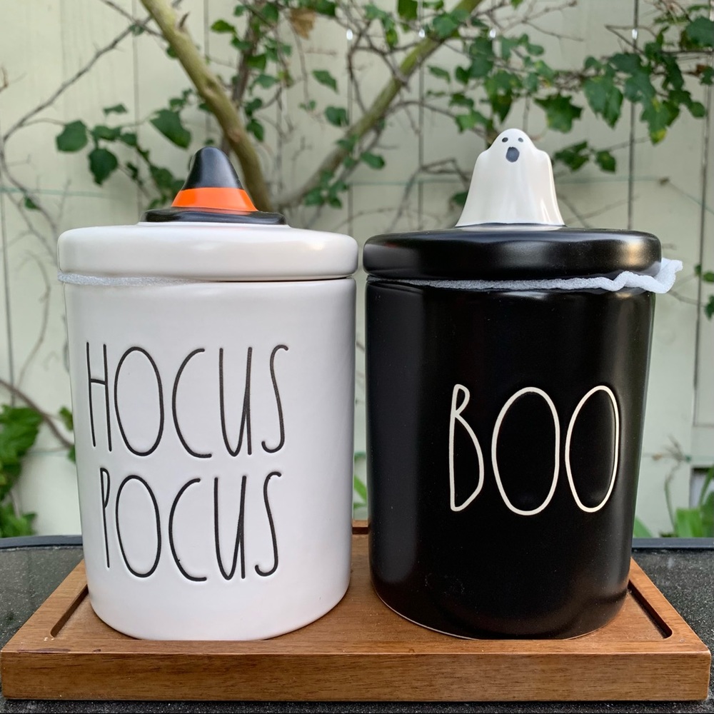 Rae Dunn Halloween Canisters